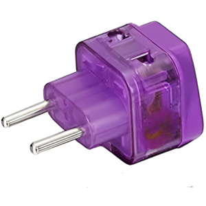 Schuko 2 in 1 Travel Power plug