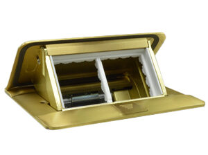 POP-UP FLOOR, COUNTERTOP, TABLETOP, DESKTOP BOX WITH COVER, RATED IP40