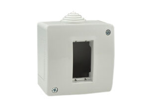 Surface Mount 1-Gang Insulated Modular Wall Box IP40