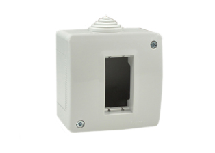 Surface Mount 1-Gang Insulated Modular Wall Box IP40