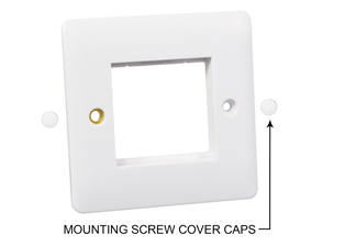 WALL PLATE / MOUNTING FRAME, ONE GANG